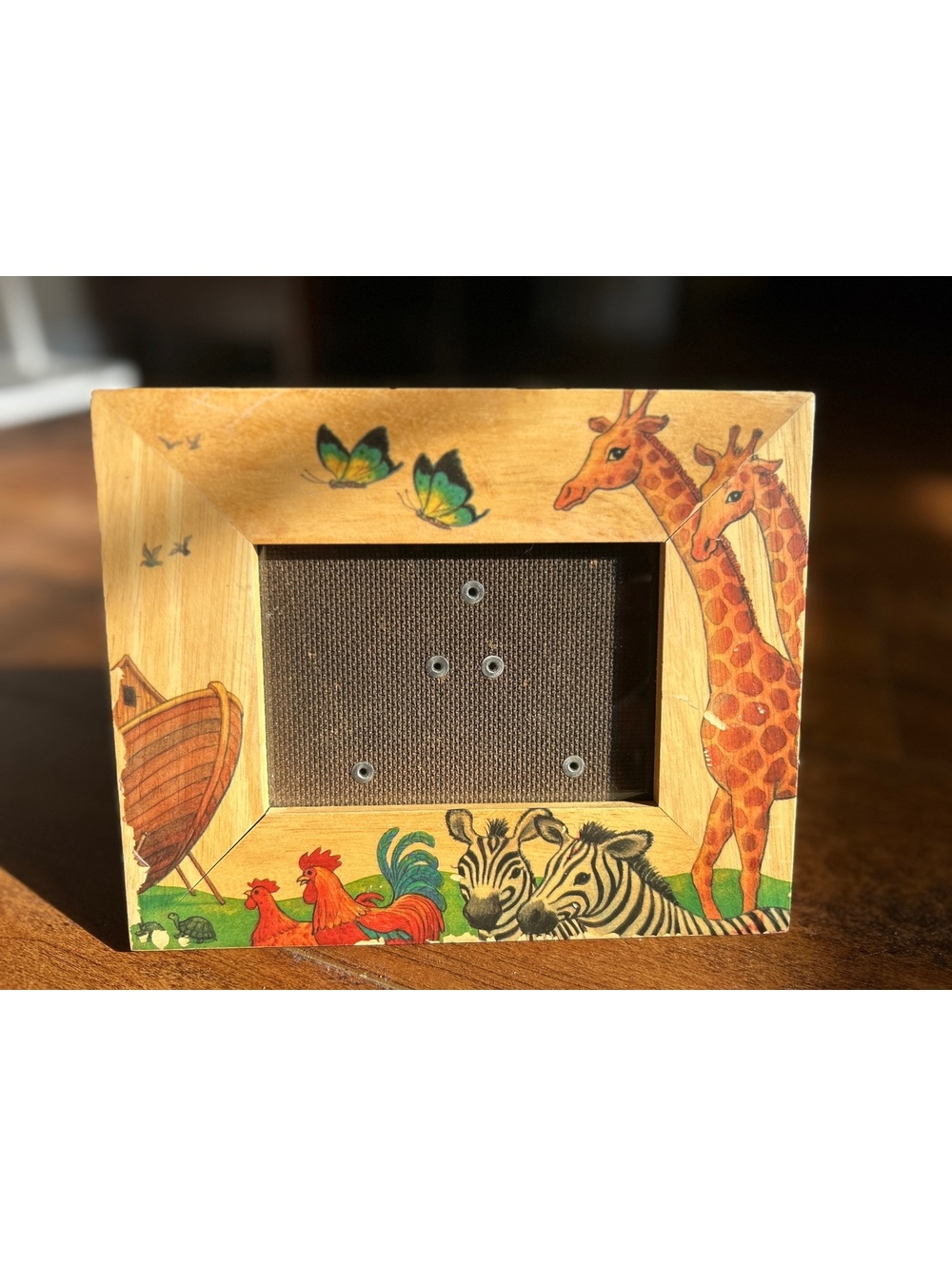 Petco Wooden Animal-Themed Photo Frame with Stand